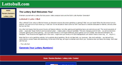 Desktop Screenshot of lottobull.com